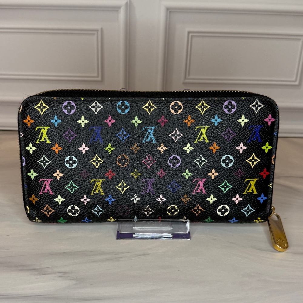 Louis Vuitton x Murakami Multicolor Long Zip Wallet | Full Inclusion | Lilac - Picture 4 of 17